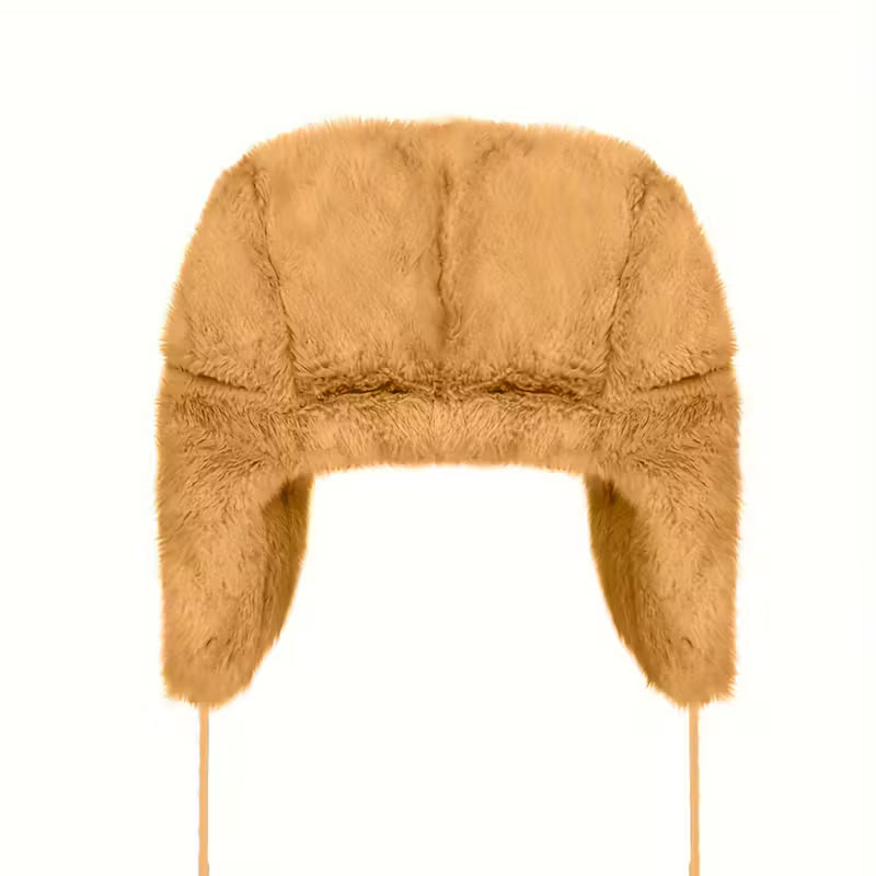 Fuzzy Monster Hat with Teeth