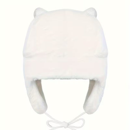 A hat with cat ears of a cartoonist.